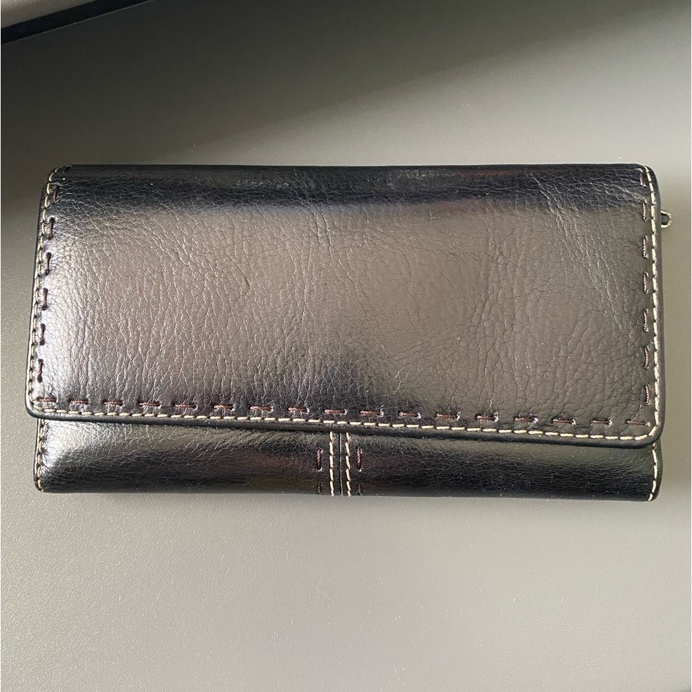 Fossil Leather Trifold Wallet